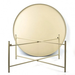 Столик металлический журнальный Flora Lucas 80х32 см Beige (SK000821) Косов