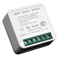 Умный беспроводной включатель RIAS M-16 Wi-Fi 220V 16A/3520W White (3_01781) Петрово