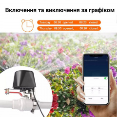 Електропривод шарового крана wifi сервопривід бездротовий 12 вольт для кранів 3/4 дюйми Nectronix CW-20DN. Фастів