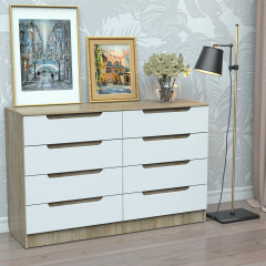 Комод Тіса Меблі 330 Дуб сонома Білий Біла Церква