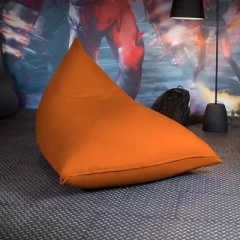 Крісло мішок Tia-Sport Піраміда 150х100х100 см оранжевий (sm-0683) Херсон