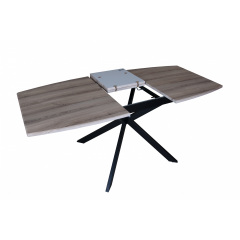 Стіл Max's furniture Брайтон 85х140/180х75 см Ясінь + Чорний Харків
