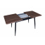 Стол Max's furniture Денвер 75х120/160х75 см Вишня + Черный Черноморск