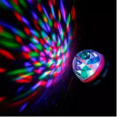 Светодиодная вращающаяся лампа LED Mini Party Light Lamp Буча