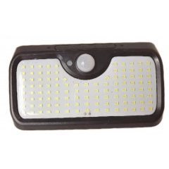 Вуличний світильник на сонячній батареї RIAS BG107 із датчиком руху 107 LED (3_01374) Стрий