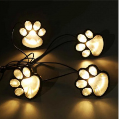 Уличный автономный светильник Solar Paw Print Lights на солнечной батарее 12шт LED с защитой от влаги Киев