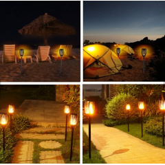 Уличный светильник садовый на солнечной батарее Artdeco Spotlight Garden Flames 52 см Ніжин