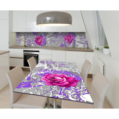 Наклейка виниловая на стол Zatarga "Брызги Краски Розы" 650х1200 мм Z181711/1st Покровск