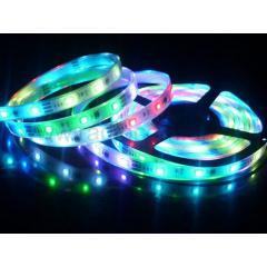 Светодиодная лента RIAS 5050 LED RGB в бухте 4.5м разноцветная (4_00327) Дзензелевка