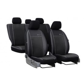 Авточехлы MERCEDES BENZ E-klasa 2002-2009 W211 Pok-ter Exclusive екокожа с черной вставкой алькантары
