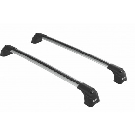 Автобагажник на крышу Turtle AIR 3 Fiat Doblo 2000-2005 Серый