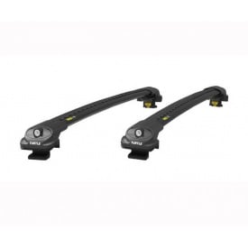Автобагажник на крышу Turtle AIR 1 Nissan Primera 2002-2007 черный