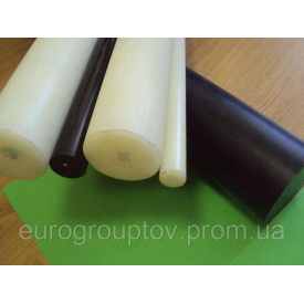 Капролон (поліамід-6) стрижень чорний 10 - 22 мм (1000 мм)