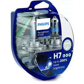 Автолампа PHILIPS 12972RGTS2 H7 55W 12V RacingVision GT200 +200%
