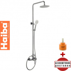 Душевая колонна HAIBA SUS-003-J со смесителем из нерж. стали SUS304