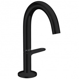 Смеситель для умывальника Axor One Select 140 с донным клапаном push-open, Matt Black (48010670)