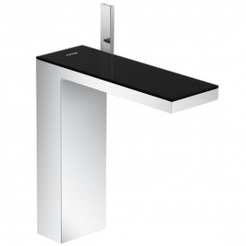 Смеситель для умывальника Axor MyEdition 230, Chrome Black Glass (47020600)