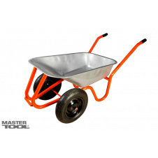 Тачка садово-строительная двухколесная MASTERTOOL 85 л 250 кг 79-9846