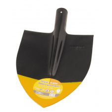 Лопата штыковая MASTERTOOL 220х300х390 мм черно-желтая покраска 0.9 кг 14-6254