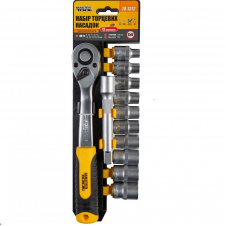 Набор насадок торцевых MASTERTOOL CRV 1/2" 8-19 мм удлинитель 125 мм 12 шт (78-1312)