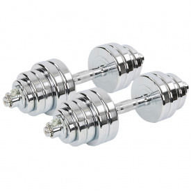 Гантели SP-Sport ТА-8044-40 40 Хром