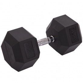 Гантель цельная шестигранная гексагональная Zelart TA-2679-35 35кг 1шт