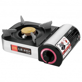 Портативная газовая плита RIAS JD-208 Black-Grey (3_01594)