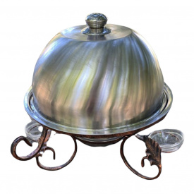 Садж с СОУСНИКАМИ для подачи шашлыка 30см Gorillas BBQ