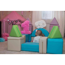 Мягкий модульный конструктор Tia-Sport Крепость 18 элементов (sm-0421)