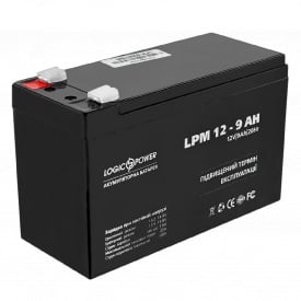 Аккумулятор свинцово-кислотный LogicPower AGM LPM 12 - 9.0 AH
