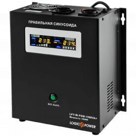 ИБП LogicPower LPY-W-PSW-1500VA+ (1050Вт) 10A/15A 24В с правильной синусоидой