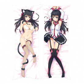 Подушка Обнимашка Bioworld Дакимакура Хаюру Химэкава Магическая академия Атараксия: Гибрид x Сердце 150х50см (19357)