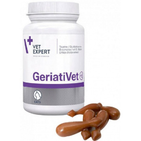 Комплекс витаминов и минералов для кошек зрелого возраста VetExpert GeriatiVet Cat 60 капсул (5902414201637)