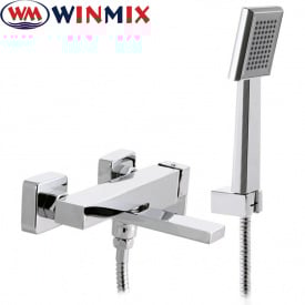 Змішувач для ванни короткий ніс Winmix Premium Franco (Chr-009), Польща