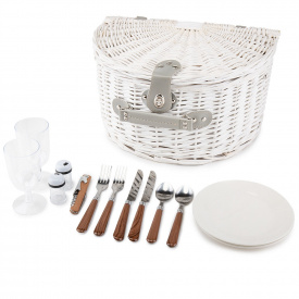 Набор для пикникана 2 человека Amure 40х30х20 см White Lefard AL118037