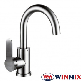 Смеситель для умывальника WINMIX DAX 011B (Chr-011B), Польша (нержавеющая сталь)
