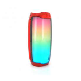Беспроводной Bluetooth динамик PULSE 4 LED, 10W, 4000mAh, дистанция-10m, Red, Corton BOX