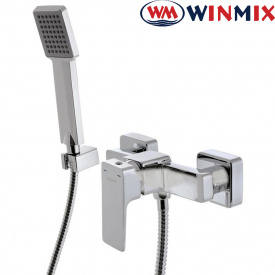 Змішувач для душкабін Winmix Premium Kvadro (Chr-003)
