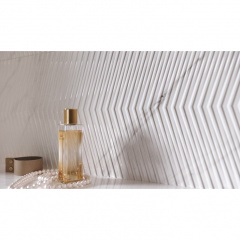 Плитка Opoczno Carrara Chic White Chevron Structure Glossy 29х89 см Киев