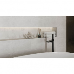 Плитка Opoczno Quantum Light Grey Satin 25х75 см Васильків