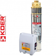 Cкважинный вихревой c пультом KOER 4 SKm 150 (Н=150М, Q=3кбМ, P=1500 Вт, 1" )