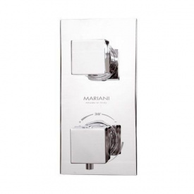Термостат для душа Mariani Wellness на 2 направления, хром (126Q1)