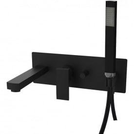 Смеситель для ванны Paffoni Elle, черный матовый (EL001NO)