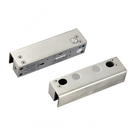 Ригельный замок YLI Electronic YB-500U(LED) на стеклянную дверь без рамы