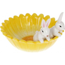 Пиала диаметр 21см Yellow Cute Bunnies Bona DP118451