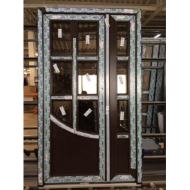 Дверь входная 1250х2100мм монтажная ширина 60 мм профиль WDS Ekipazh Ultra 60