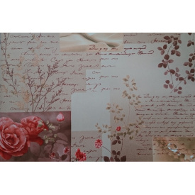 Обои на бумажной основе влагостойкие Шарм 118-01 Идилия бежевые (0,53х10м.)