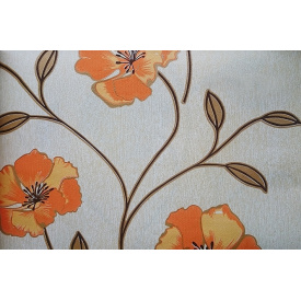 Обои на бумажной основе простые Шарм 100-01 Калипсо жёлтые (0,53х10м.)