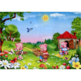 Фотообои Арт Декор Веселые ребята 134х194