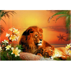 Фотообои Арт-Декор Саванна 134х194